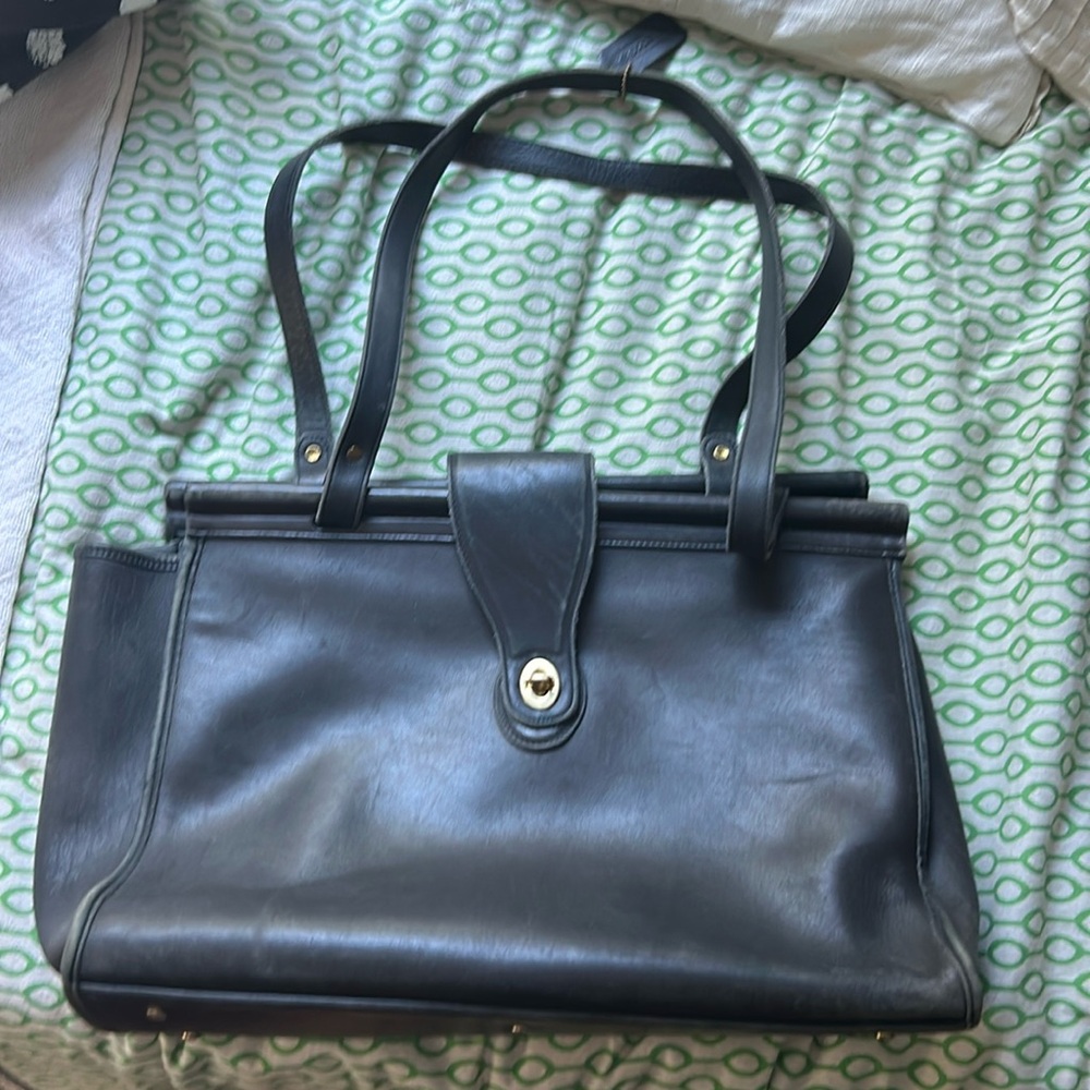 Coach leather bag